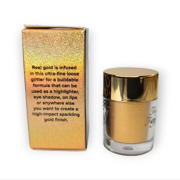 Too Faced Pure Gold Ultra Fine Face and Body Glitter Infused with Real Gold - Picture 4 of 13